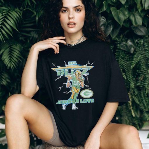 Jordan Love NFL Blitz Packers Shirt