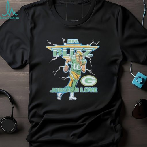 Jordan Love NFL Blitz Packers Shirt