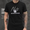 Jordan Men's Brooklyn Nets Black Courtside T Shirt