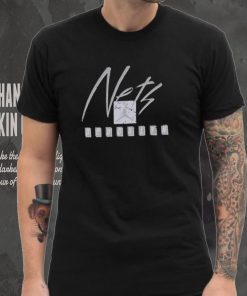 Jordan Men's Brooklyn Nets Black Courtside T Shirt
