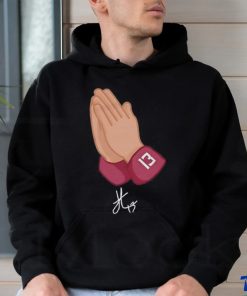 Jordan Travis College Praying Hand Wht signature Shirt