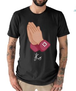 Jordan Travis College Praying Hand Wht signature Shirt