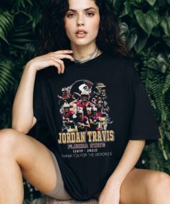 Jordan Travis Florida State 2019 – 2023 Thank You For The Memories Signature T Shirt