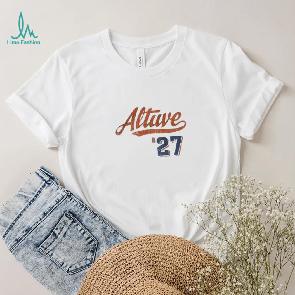 Jose Altuve Script O Shirt Jose Altuve Script O Shirt