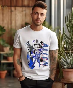 Josh Allen number 17 Buffalo Bills football player pose poster shirt