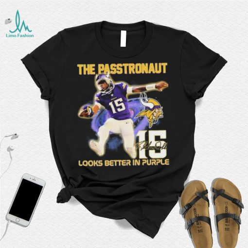 Josh Dobbs The Passtronaut Looks Better In Purple Signature Shirt