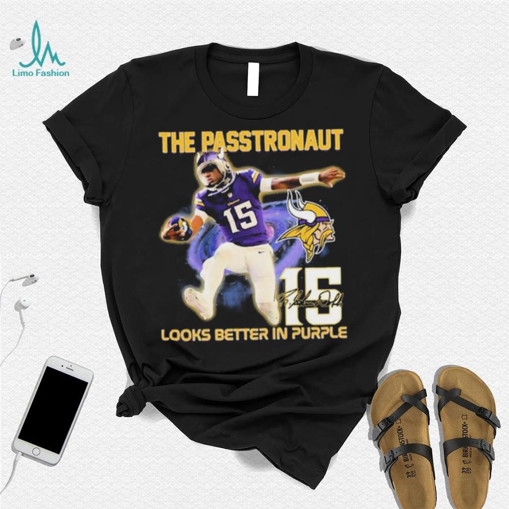 Josh Dobbs The Passtronaut Looks Better In Purple Signature Shirt Josh Dobbs The Passtronaut Looks Better In Purple Signature Shirt
