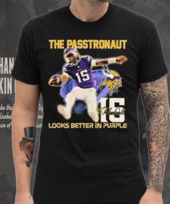 Josh Dobbs The Passtronaut Looks Better In Purple Signature Shirt