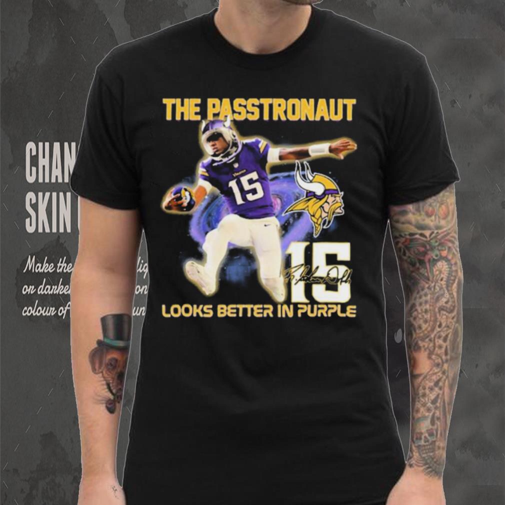 Josh Dobbs The Passtronaut Looks Better In Purple Signature Shirt Josh Dobbs The Passtronaut Looks Better In Purple Signature Shirt