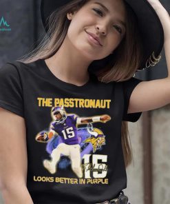 Josh Dobbs The Passtronaut Looks Better In Purple Signature Shirt