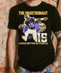 Josh Dobbs The Passtronaut Looks Better In Purple Signature Shirt