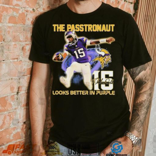 Josh Dobbs The Passtronaut Looks Better In Purple Signature Shirt