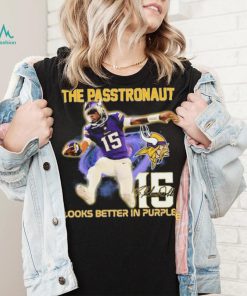 Josh Dobbs The Passtronaut Looks Better In Purple Signature Shirt