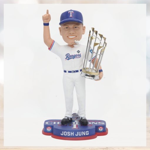 Josh Jung Texas Rangers 2023 World Series Champions Bobblehead Ornament