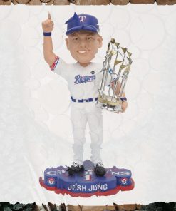 Josh Jung Texas Rangers 2023 World Series Champions Bobblehead Ornament