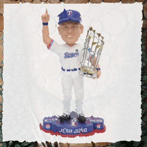 Josh Jung Texas Rangers 2023 World Series Champions Bobblehead Ornament