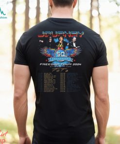 Journey Freedom Tour 2024 Shirt, Journey With Toto 2024 Concert Shirt