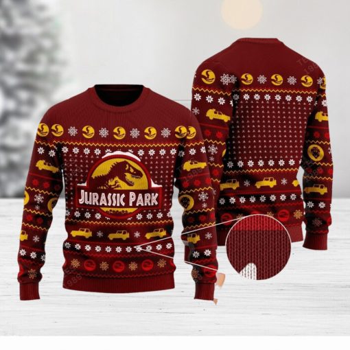 Jurassic Park Knitted Sweater Christmas For Men And Women