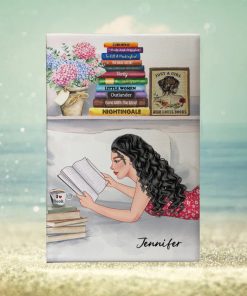 Just A Girl Who Loves Books, Personalized Poster, Gift For Book Lover