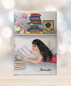 Just A Girl Who Loves Books, Personalized Poster, Gift For Book Lover