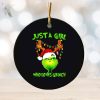 NCAA South Carolina Gamecocks Grinch Christmas Ornament