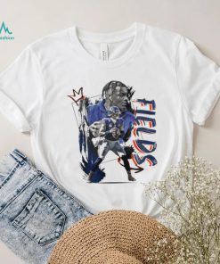 Justin Fields number 1 Chicago Bears football player pose gift shirt