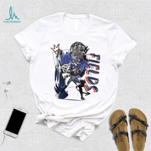 Justin Fields number 1 Chicago Bears football player pose gift shirt