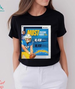 Justin Herbert Is The Most Passing Yards Through 4 Seasons In NFL History Unisex T Shirt