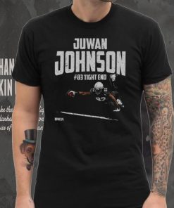 Juwan Johnson New Orleans TD Dive WHT Shirt