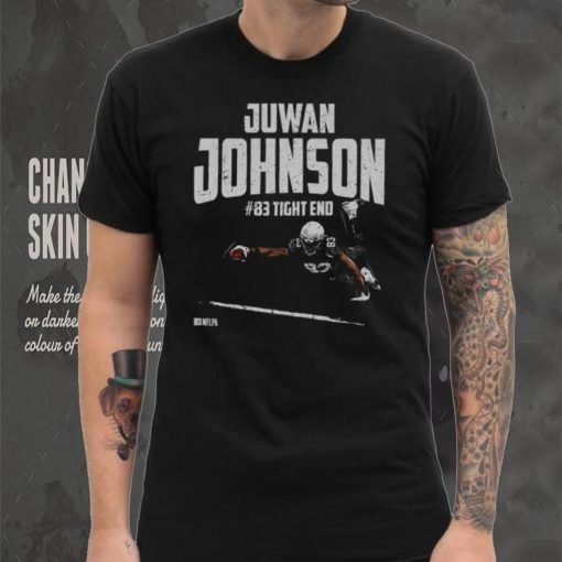 Juwan Johnson New Orleans TD Dive WHT Shirt