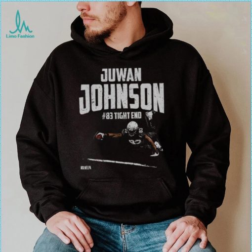 Juwan Johnson New Orleans TD Dive WHT Shirt