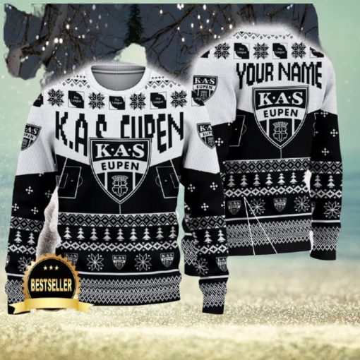 KAS Eupen Ugly Christmas Sweater Logo Custom Name Gift Fans