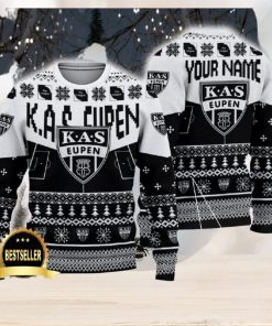 KAS Eupen Ugly Christmas Sweater Logo Custom Name Gift Fans