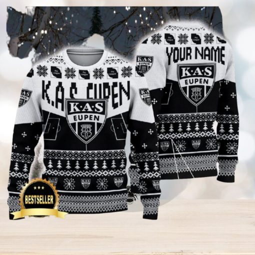 KAS Eupen Ugly Christmas Sweater Logo Custom Name Gift Fans