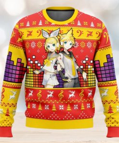 Kagamine Rin Len Ugly Christmas Sweater