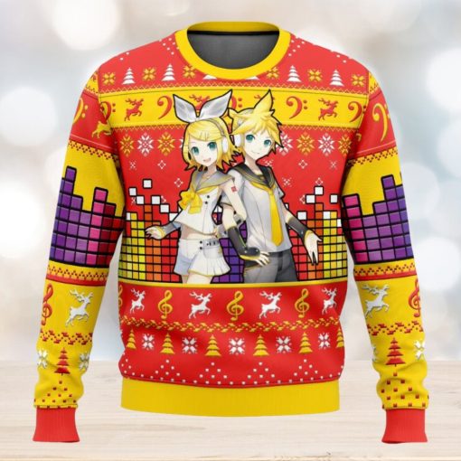 Kagamine Rin Len Ugly Christmas Sweater