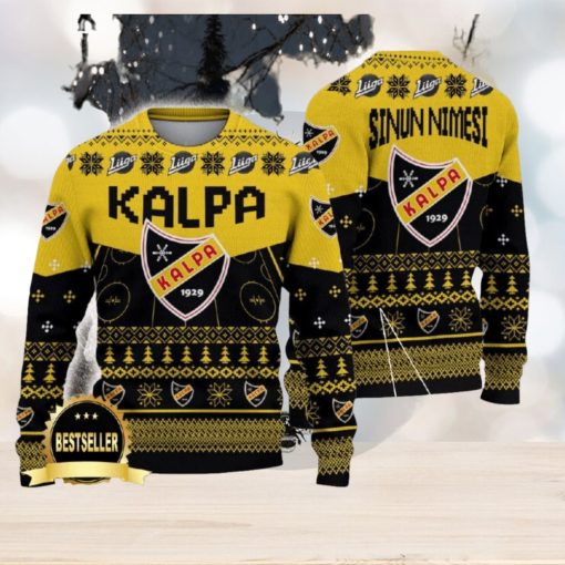 KalPa Ugly Christmas Sweater Logo Custom Name Gift Fans