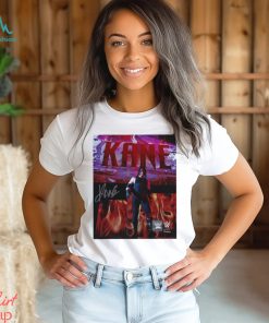 Kane WWE Autographed Vertical Entrance Shirt