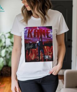 Kane WWE Autographed Vertical Entrance Shirt