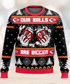 Kansas City Chiefs Ball Ugly Sweater 3D Printed Men And Women Christmas Gift