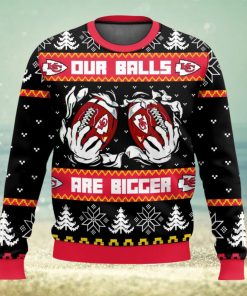 Kansas City Chiefs Ball Ugly Sweater 3D Printed Men And Women Christmas Gift