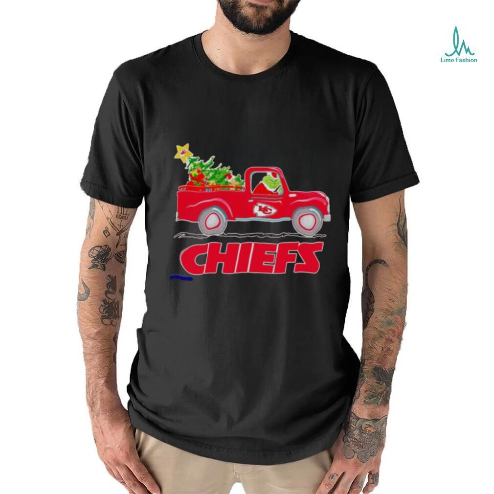 Kansas City Chiefs Christmas Grinch Drive Truck shirt Kansas City Chiefs Christmas Grinch Drive Truck shirt