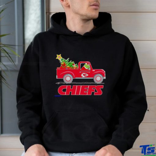 Kansas City Chiefs Christmas Grinch Drive Truck shirt