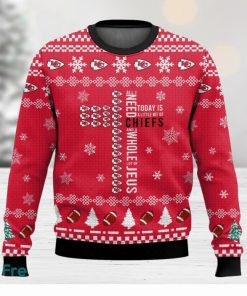 Kansas City Chiefs Cross 3D Sweater Christmas Gift Ugly Christmas Sweater