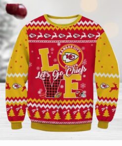 Kansas City Chiefs Love Ugly Sweater Christmas Gift For Men And Women