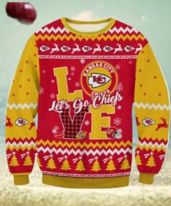 Kansas City Chiefs Love Ugly Sweater Christmas Gift For Men And Women