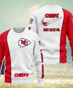 Kansas City Chiefs NFL Just Hate Us Personalized For Fans Sweater New