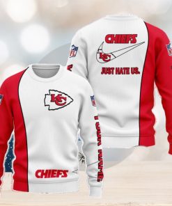 Kansas City Chiefs NFL Just Hate Us Personalized For Fans Sweater New