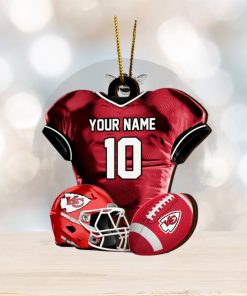 Kansas City Chiefs NFL Sport Ornament Custom Name And Number