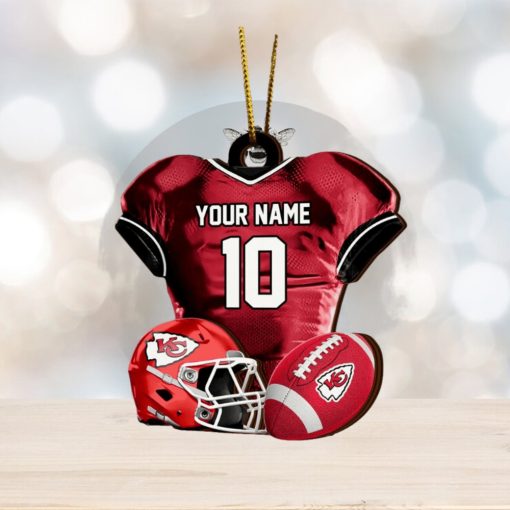 Kansas City Chiefs NFL Sport Ornament Custom Name And Number